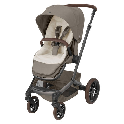 Footmuff 2 em 1 Para Carrinho de Bebê Maxi-Cosi Twillic Truffle - 2 em 1 versátil. 